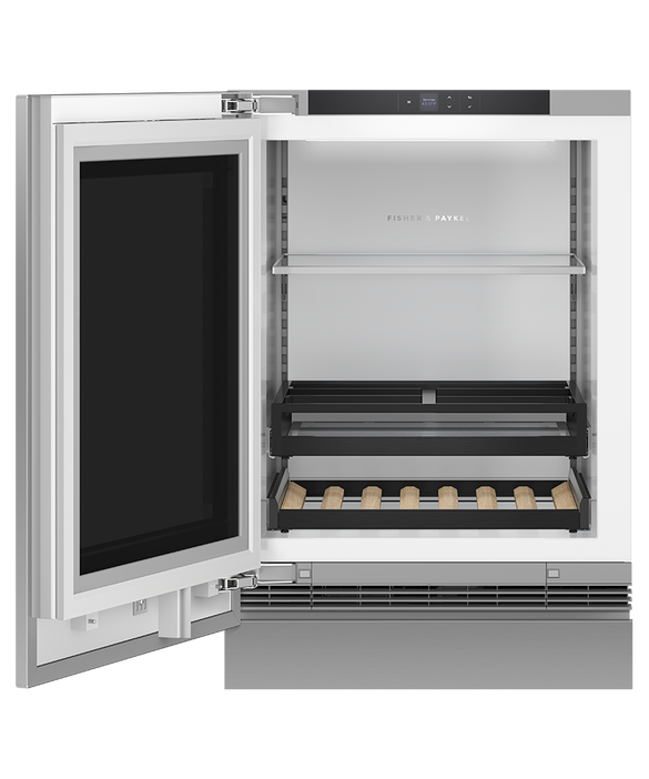 Fisher & Paykel 24" Undercounter Beverage Refrigerator Panel Ready Glass Door