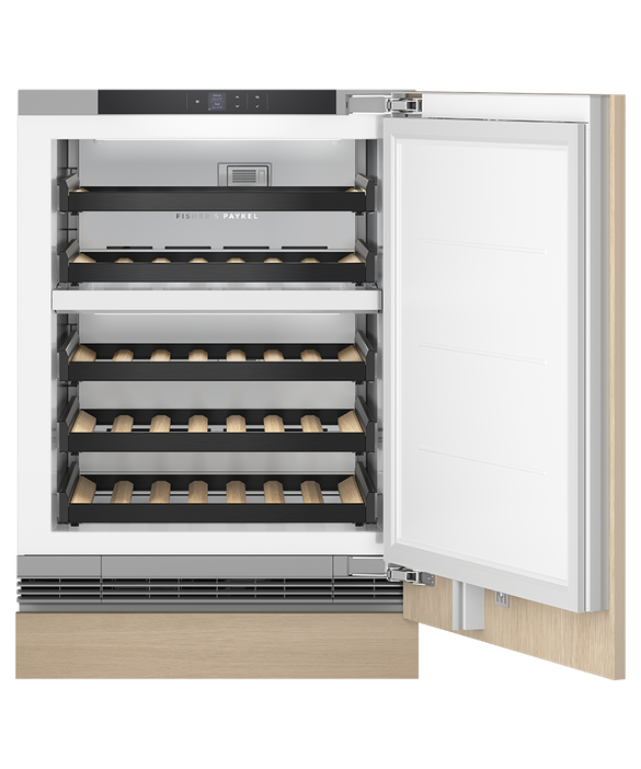 Fisher & Paykel 24" Undercounter Wine Cellar Dual Zones Panel Ready Solid Door