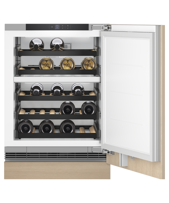 Fisher & Paykel 24" Undercounter Wine Cellar Dual Zones Panel Ready Solid Door