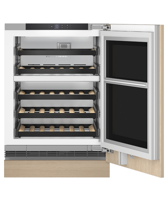 Fisher & Paykel 24" Undercounter Wine Cellar Dual Zones Panel Ready Glass Door