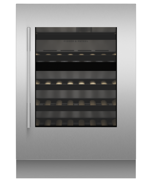 Fisher & Paykel 24" Undercounter Wine Cellar Dual Zones Panel Ready Glass Door