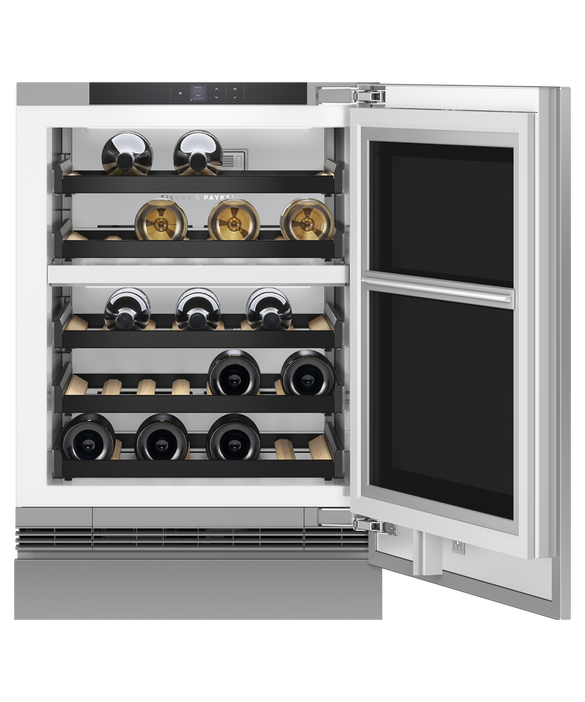 Fisher & Paykel 24" Undercounter Wine Cellar Dual Zones Panel Ready Glass Door