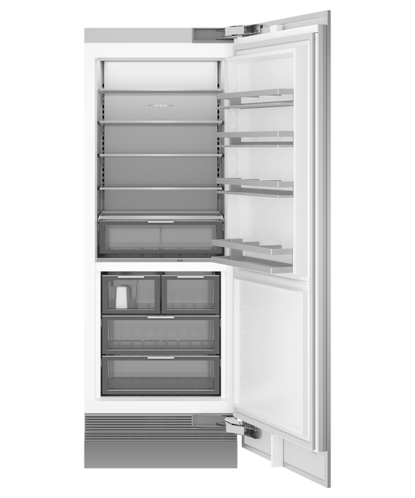 Fisher & Paykel 30" PREMIUM Column Freezer Panel Ready Stainless Interior