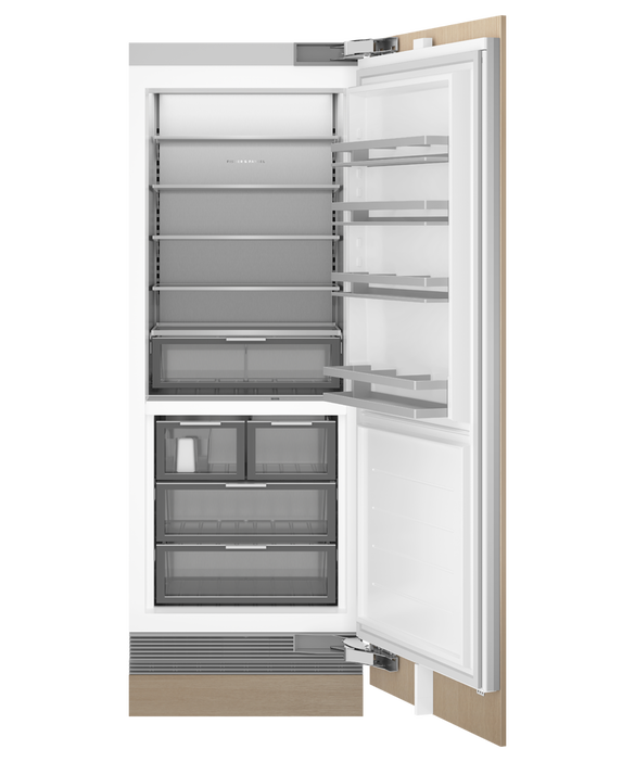 Fisher & Paykel 30" PREMIUM Column Freezer Panel Ready Stainless Interior