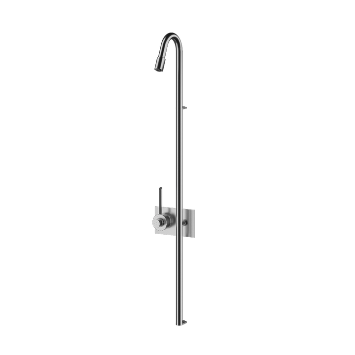 MGS Bagno Outdoor Stainless Steel Wall mount Thermostatic Shower