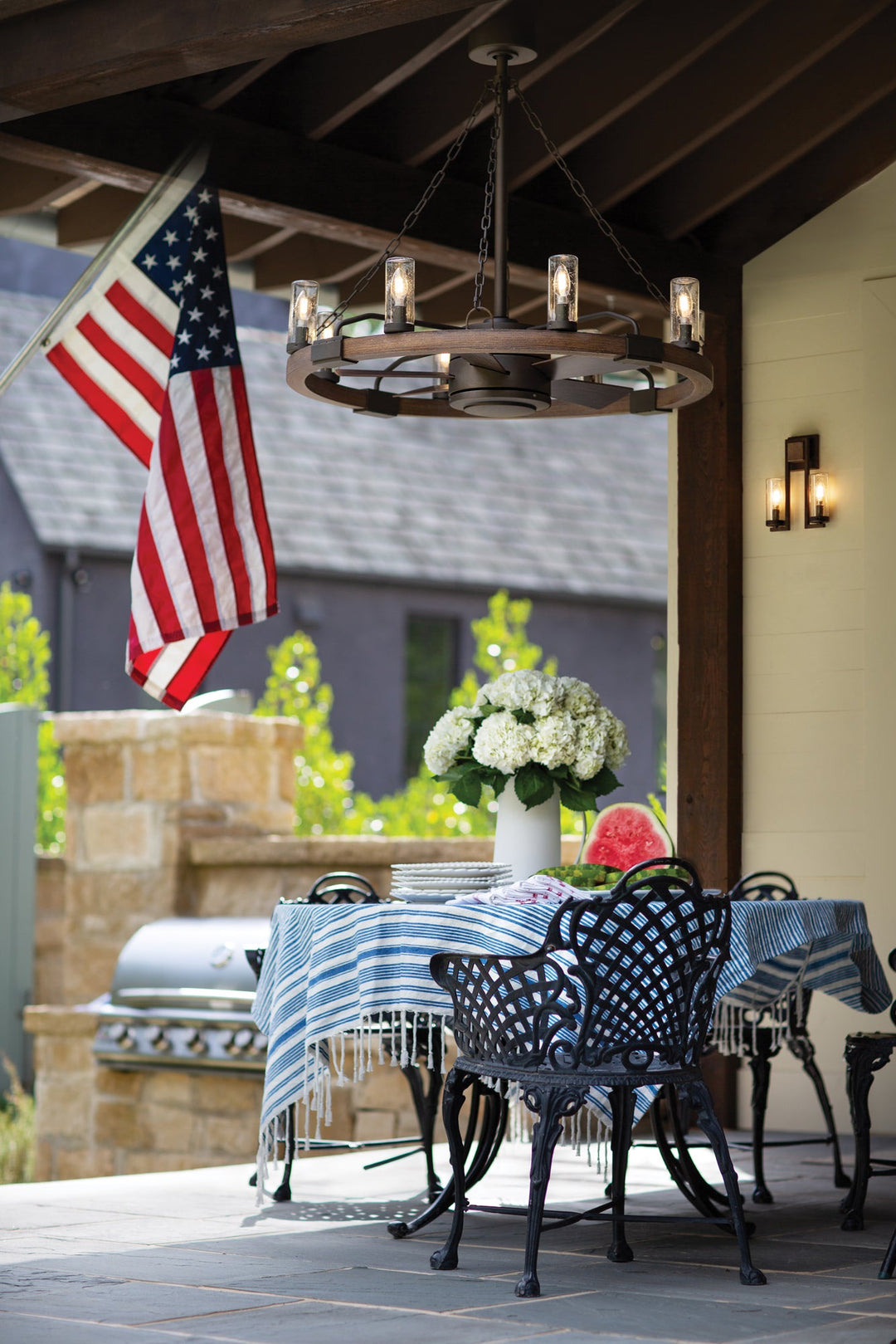 Hinkley Sawyer 12V Outdoor Chandelier