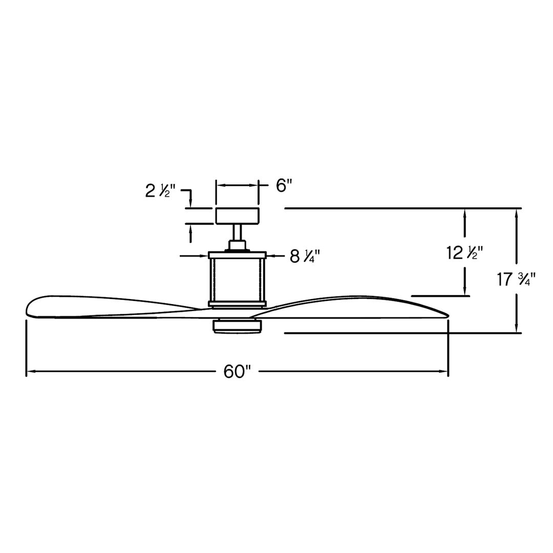 Hinkley Merrick Smart Ceiling Fan with Light