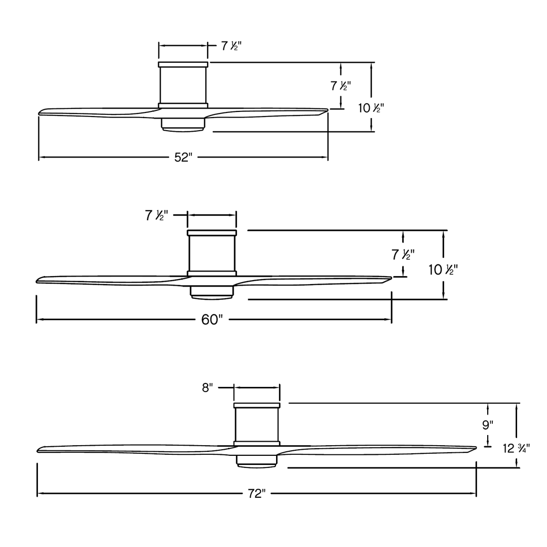 Hinkley Hover Outdoor Flush Smart Ceiling Fan with Light (view 2)