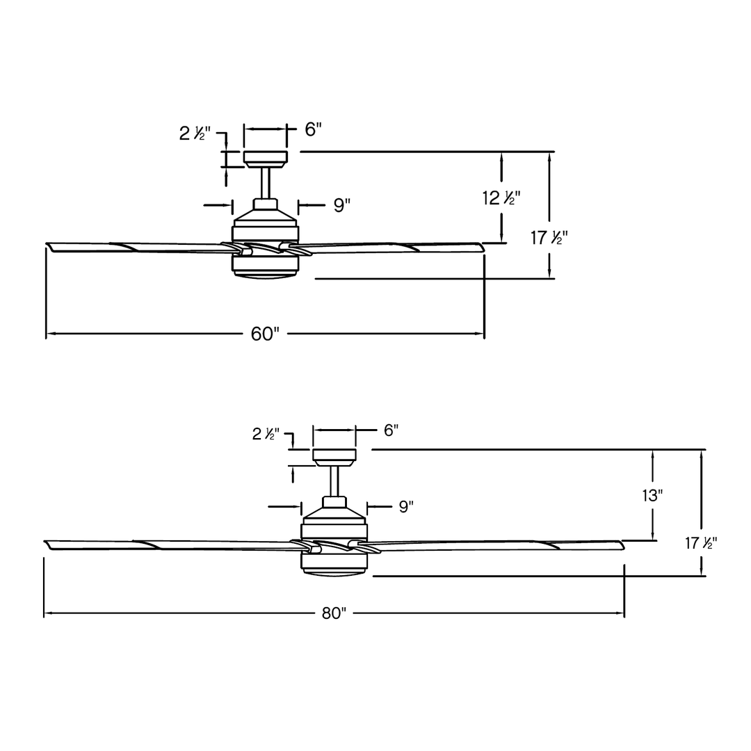Hinkley Turbine Smart Ceiling Fan with Light (view 2)