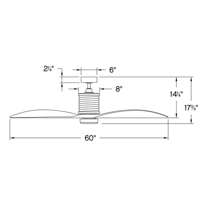 Hinkley Marin Smart Ceiling Fan with Light (view 4)