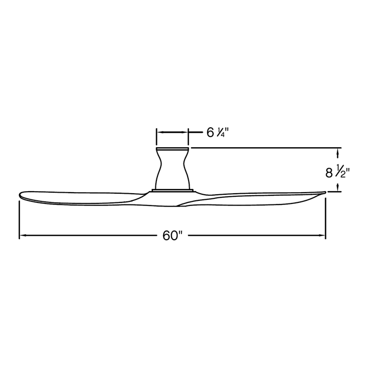 Hinkley Swell Flush Smart Ceiling Fan (view 3)