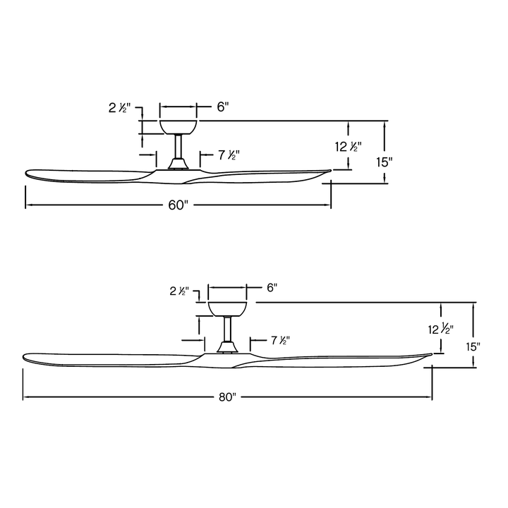 Hinkley Swell Smart Ceiling Fan (view 2)