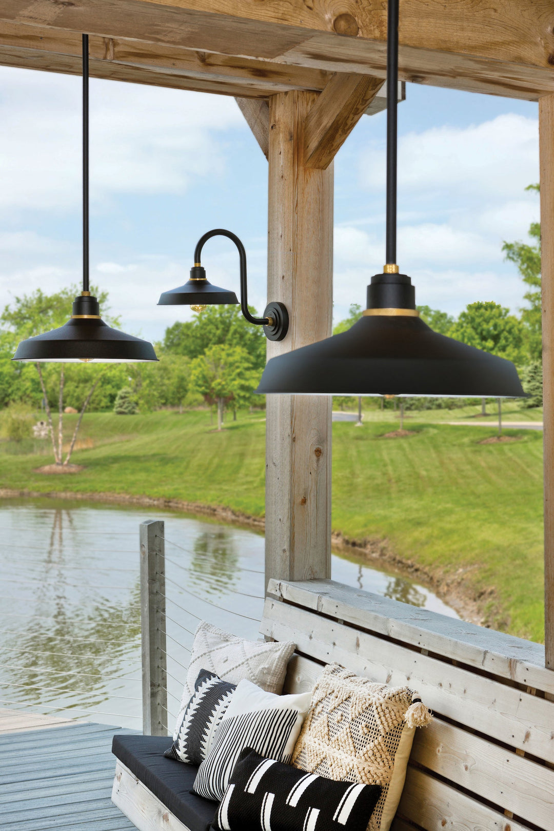 Hinkley Foundry Outdoor 12 inch Industrial Shade Hook Arm Wall Light (view 2)