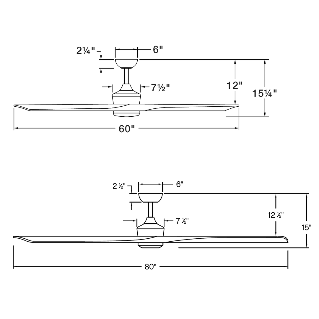 Hinkley Sculpt Smart Ceiling Fan with Light (view 2)