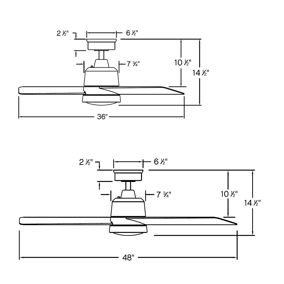Hinkley Chet Outdoor Ceiling Fan with Light (view 2)