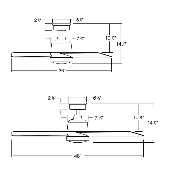 Hinkley Chet Outdoor Ceiling Fan with Light (view 2)