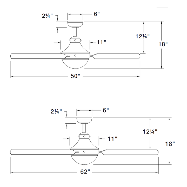 Hinkley Oliver Smart Ceiling Fan with Light