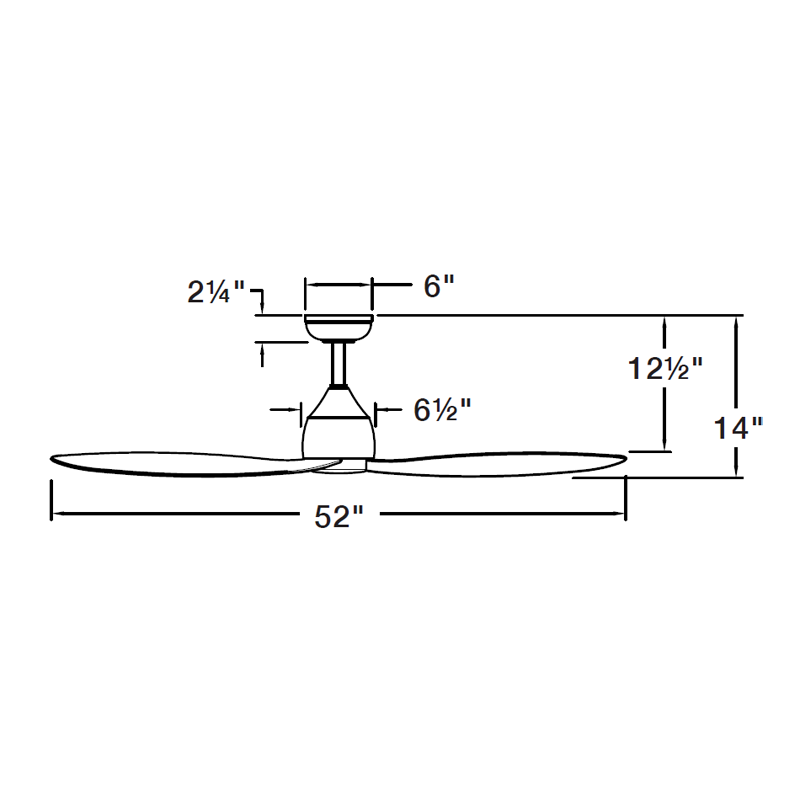 Hinkley Azura Smart Ceiling Fan with Light (view 2)