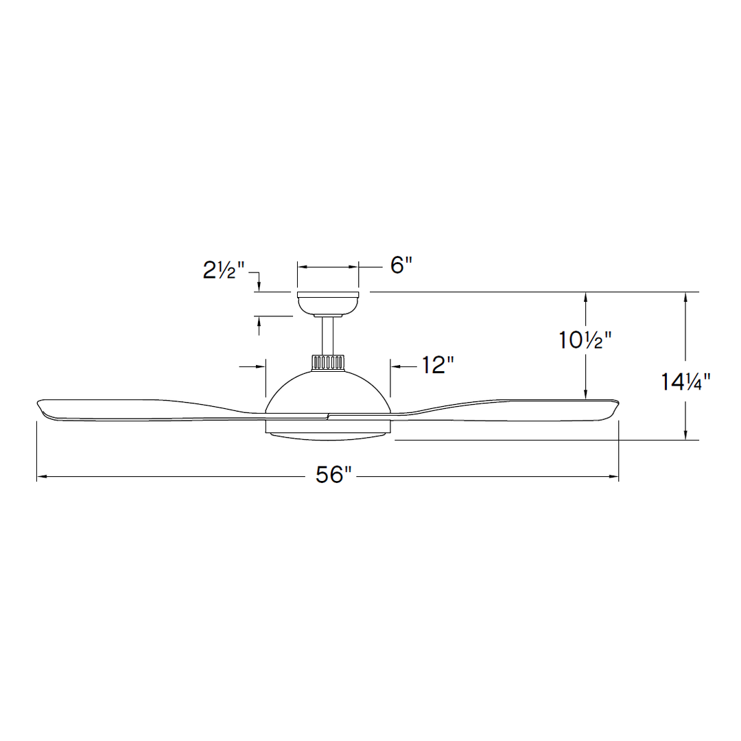 Hinkley Alba Smart Ceiling Fan with Light (view 3)
