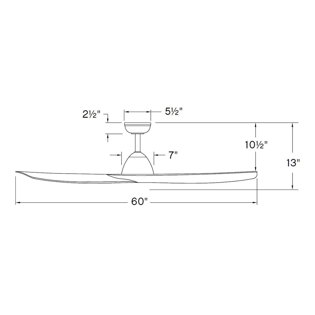 Hinkley Liv Smart Ceiling Fan (view 2)