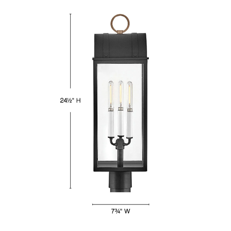 Hinkley Campbell 120V Outdoor Post Light