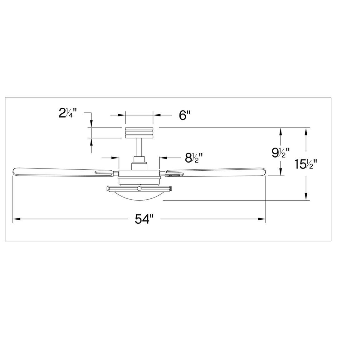 Hinkley Collier Smart Ceiling Fan with Light (view 2)