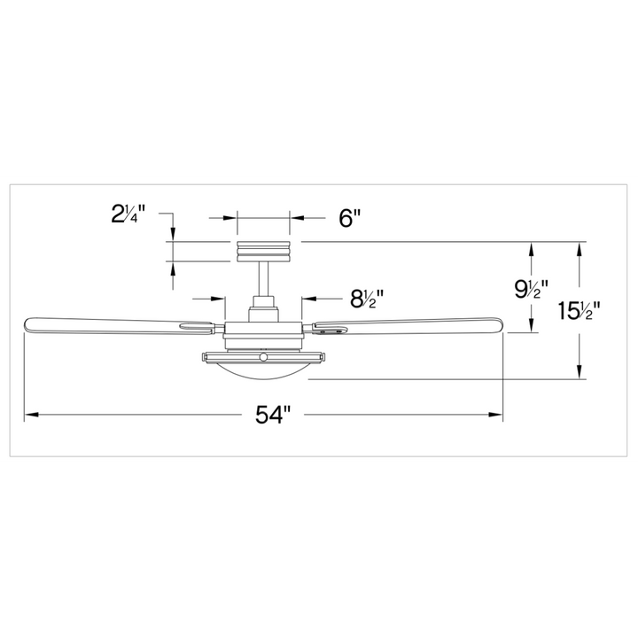 Hinkley Collier Smart Ceiling Fan with Light (view 2)