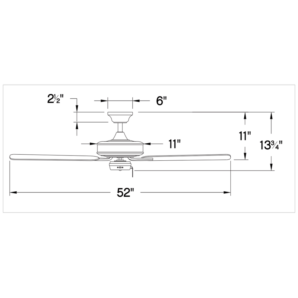 Hinkley Metro Outdoor Ceiling Fan