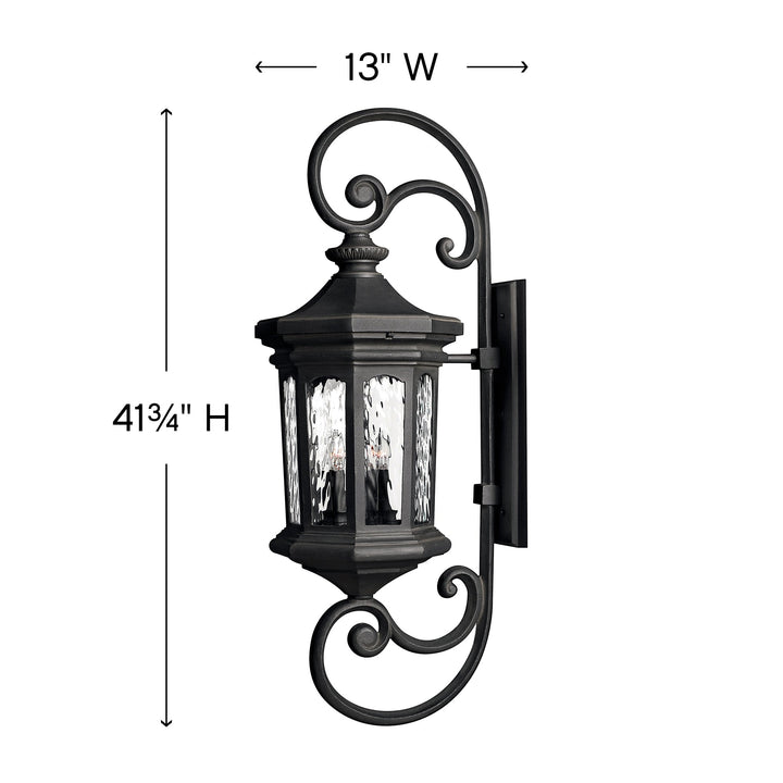 Hinkley Raley Large Scale Scroll Outdoor Wall Light