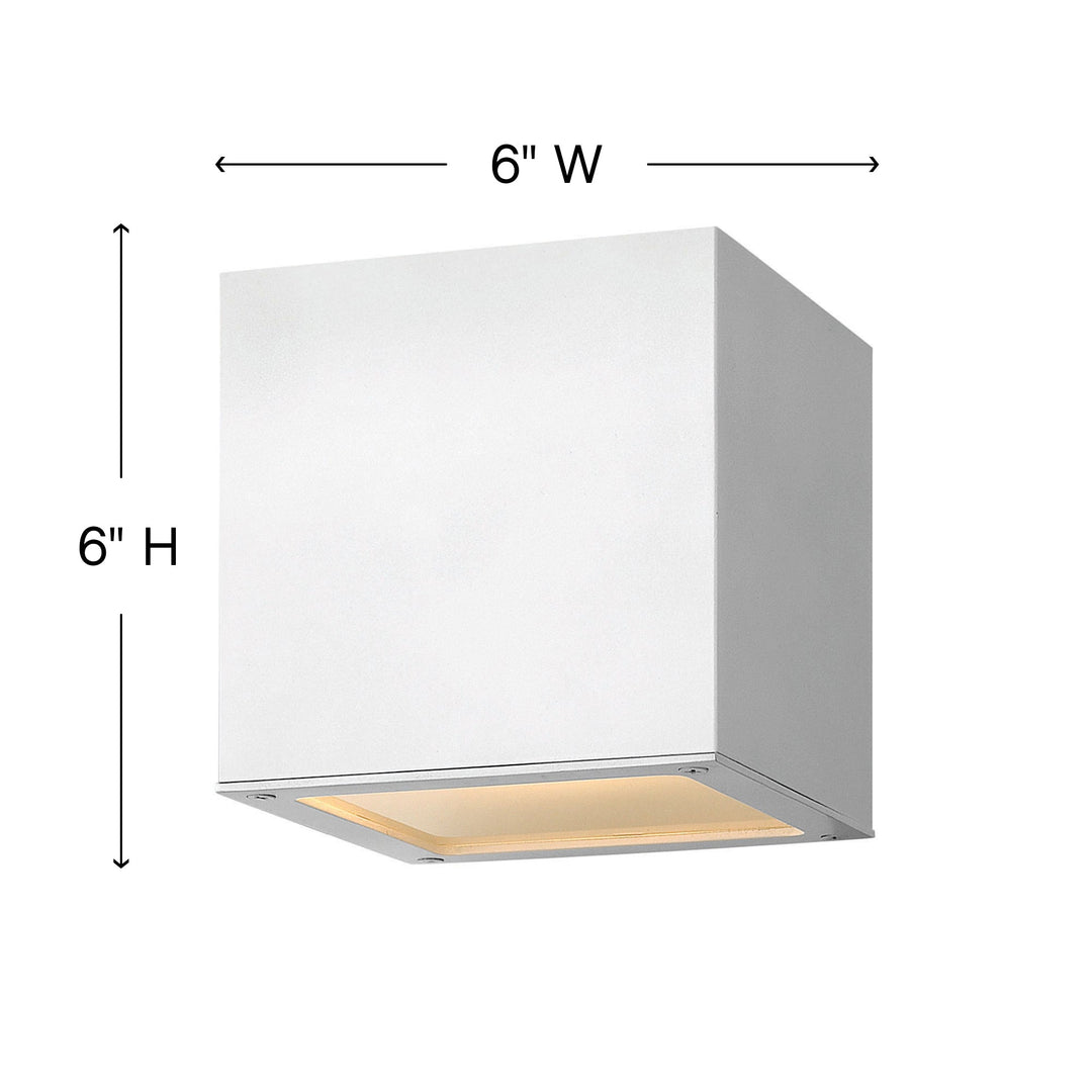 Hinkley Kube 120-277V Outdoor Wall Light