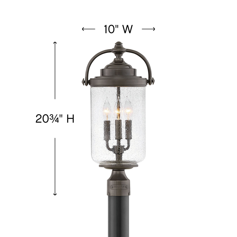 Hinkley Willoughby 120V Outdoor Pier / Post Mount