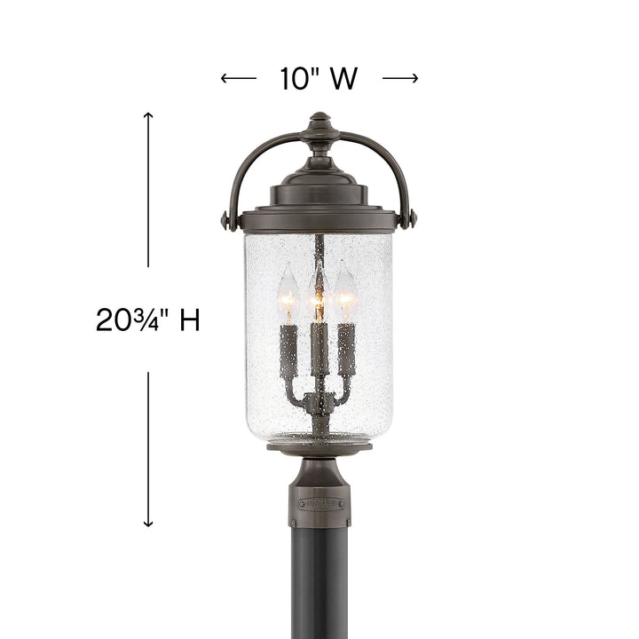 Hinkley Willoughby 120V Outdoor Pier / Post Mount