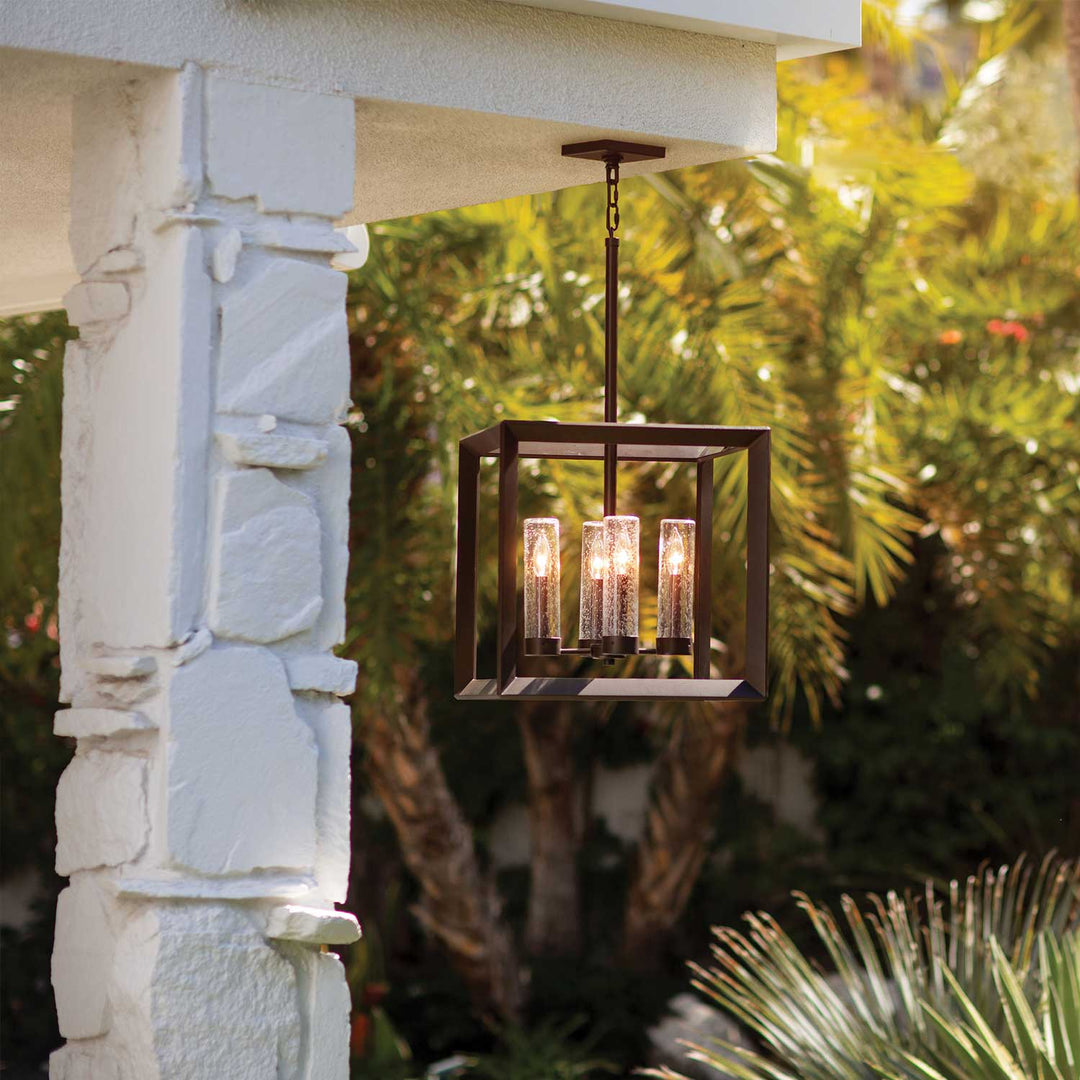 Hinkley Rhodes 120V Outdoor Square Pendant (view 2)