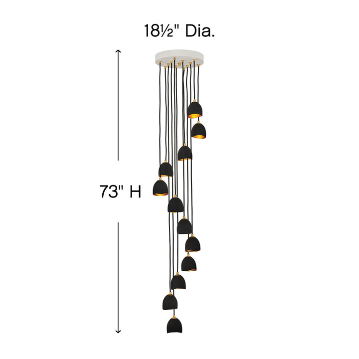 Hinkley Nula Multi Light Pendant