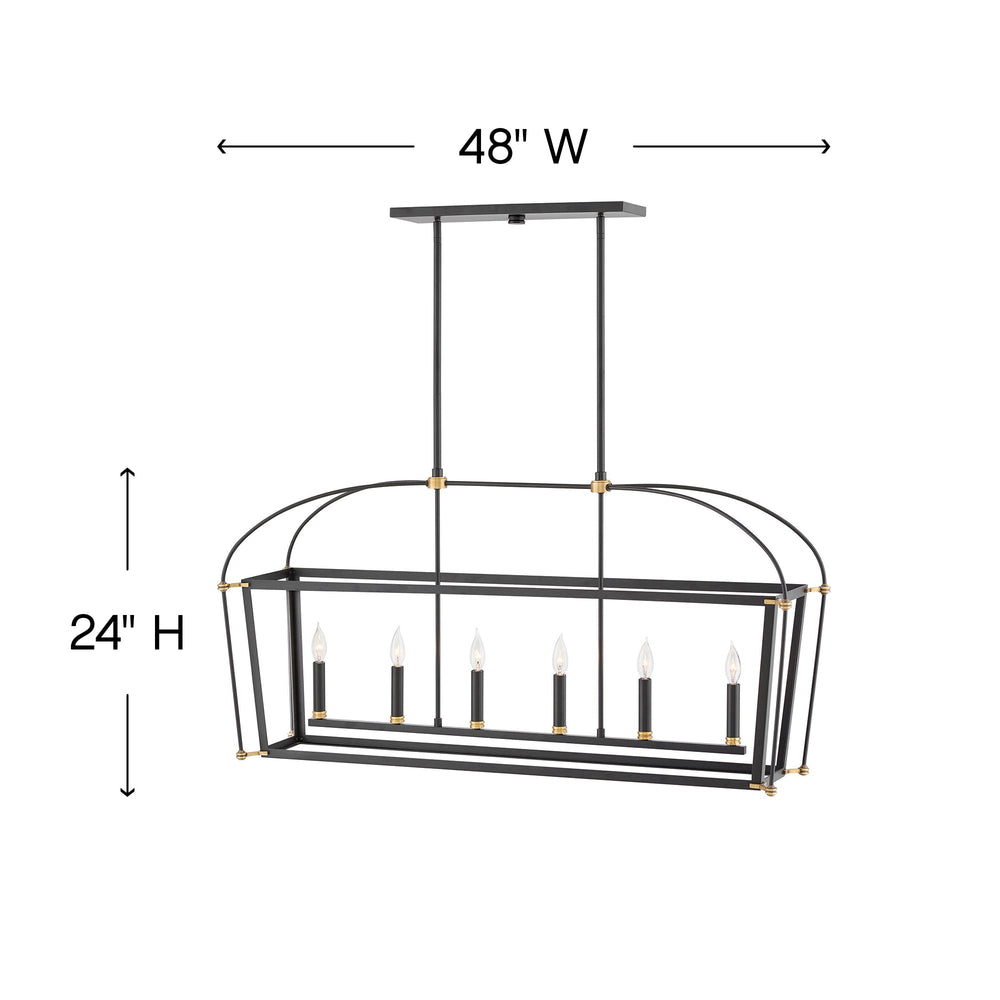 Hinkley Selby Linear Chandelier