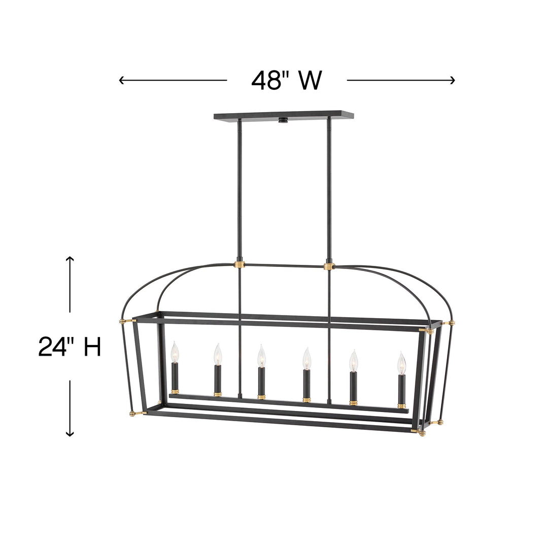 Hinkley Selby Linear Chandelier