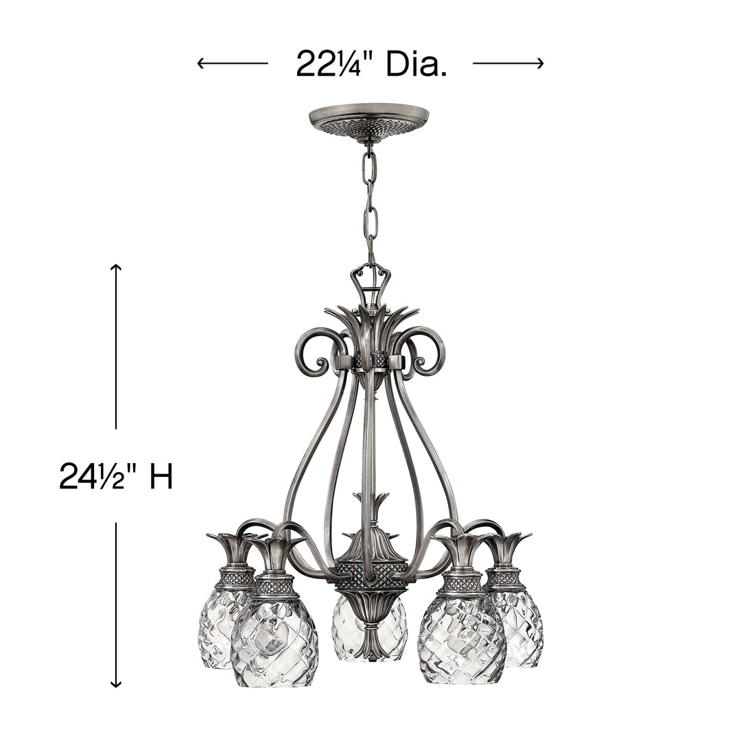 Hinkley Pineapple Downlight Chandelier