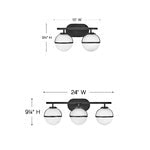 Hinkley Hollis Bathroom Vanity Light (view 5)