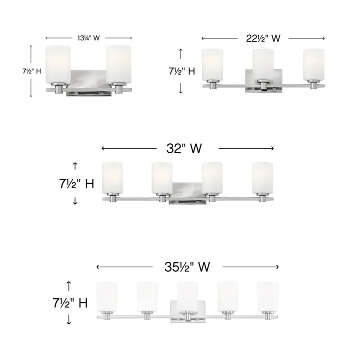 Hinkley Karlie Bathroom Vanity Light (view 2)