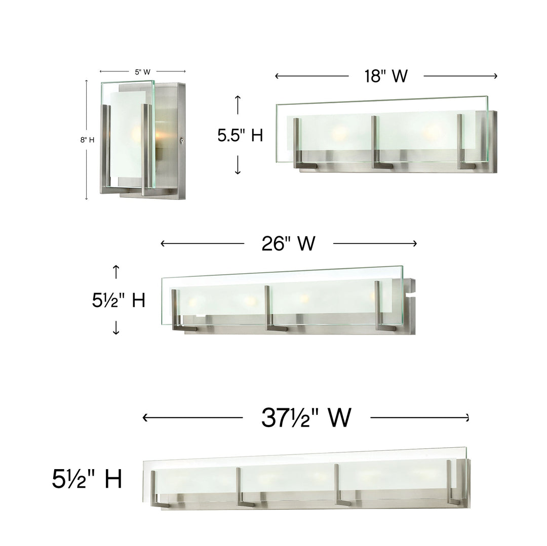 Hinkley Latitude Bathroom Vanity Light