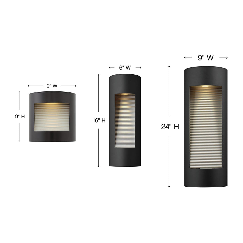 Hinkley Luna LED Rounded Outdoor Wall Light