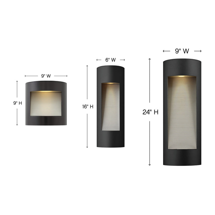 Hinkley Luna LED Rounded Outdoor Wall Light