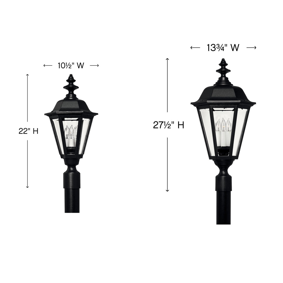 Hinkley Manor House 120V Outdoor Pier / Post Mount