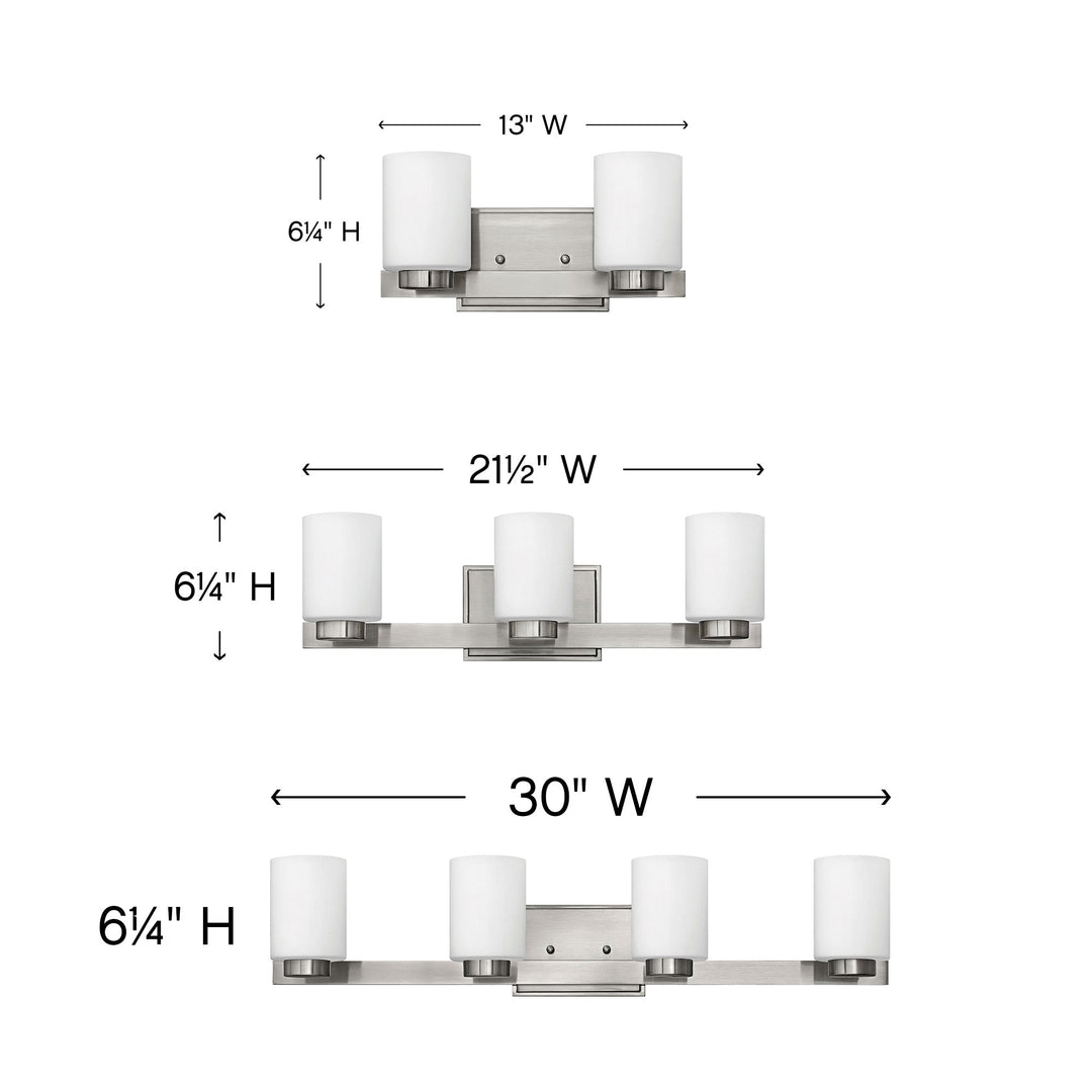 Hinkley Miley Bathroom Vanity Light