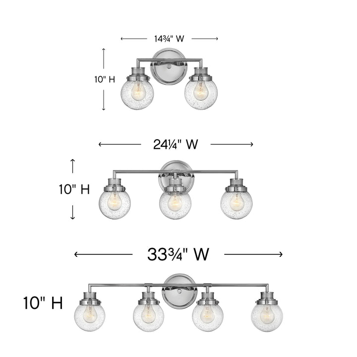 Hinkley Poppy Bathroom Vanity Light