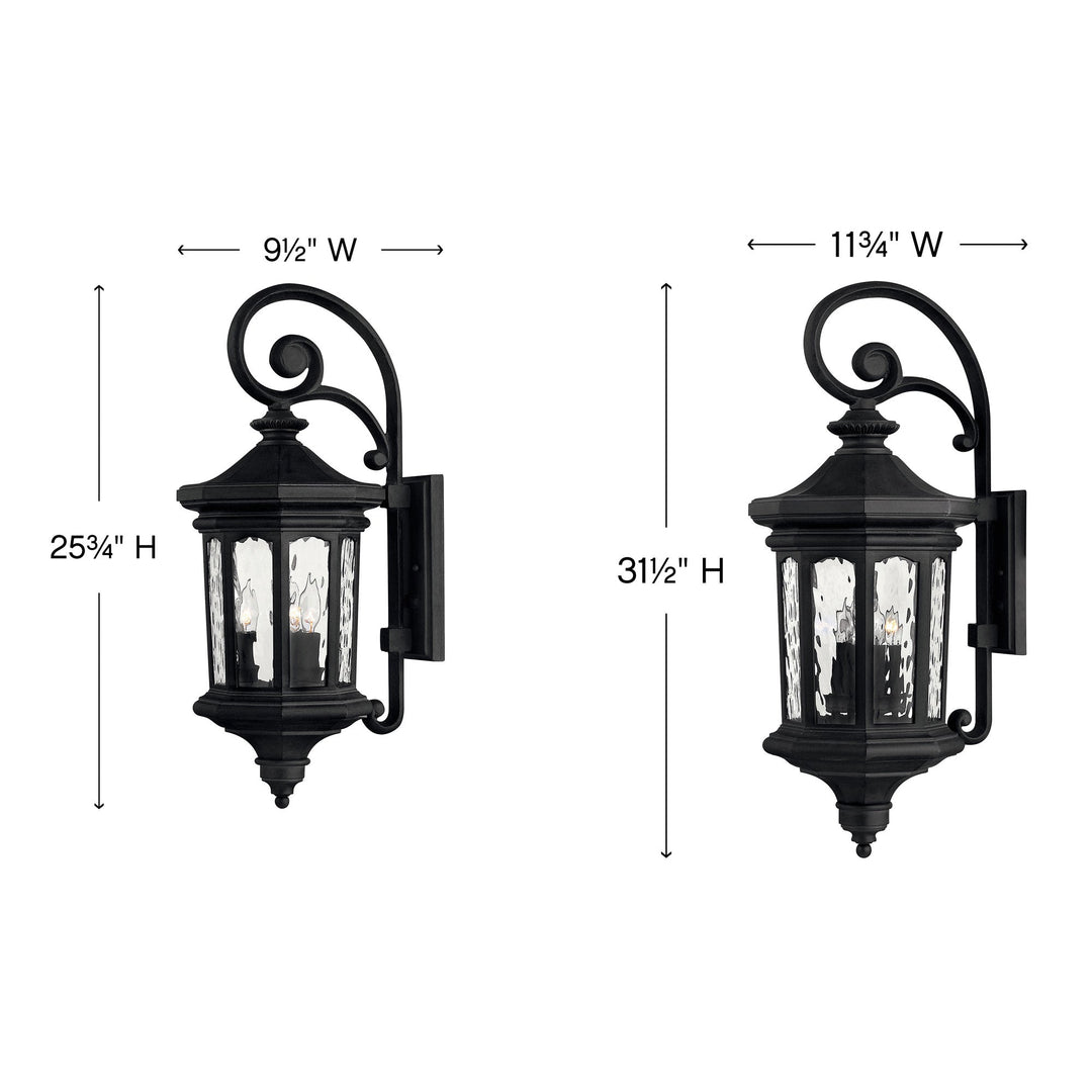 Hinkley Raley Scroll Outdoor Wall Light