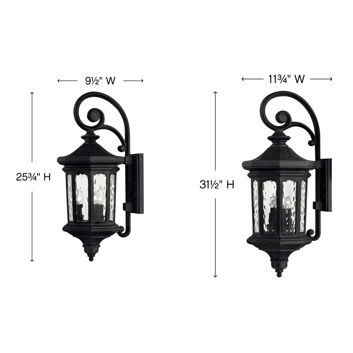 Hinkley Raley Scroll Outdoor Wall Light