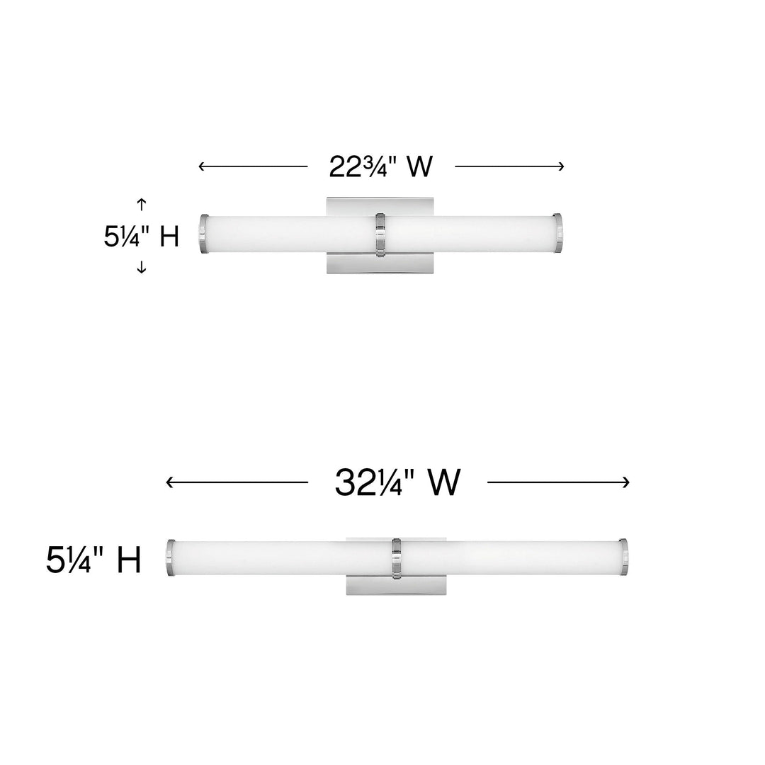Hinkley Simi Bathroom Vanity Light (view 3)