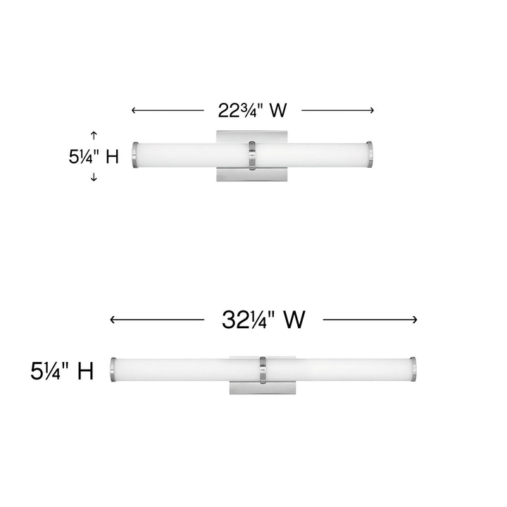 Hinkley Simi Bathroom Vanity Light (view 3)