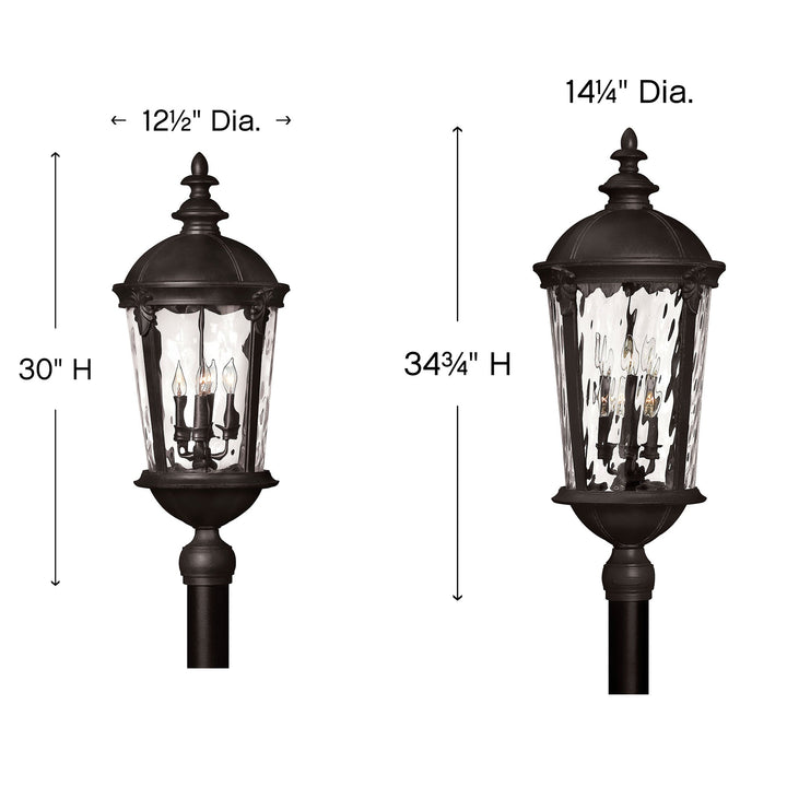 Hinkley Windsor 120V Outdoor Pier / Post Mount